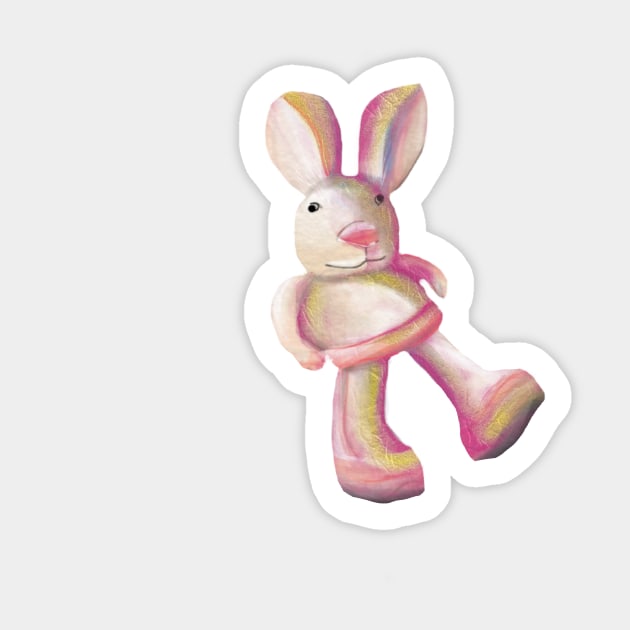 Bunny Sticker by digitaldoodlers